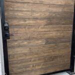 Metal and Wood Composite Gate
