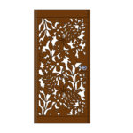 Mix Stem Leaves Security Door